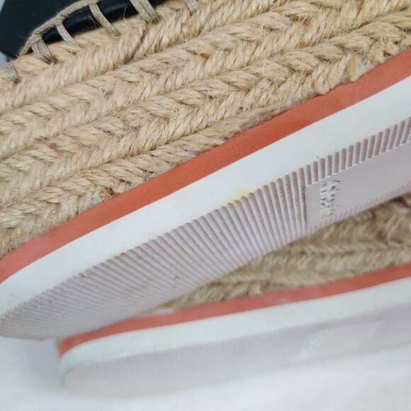 Dolce Vita Womens Sandals Lury Espadrille Wedge Strappy Preppy Black Sz 6.5 - Picture 8 of 11